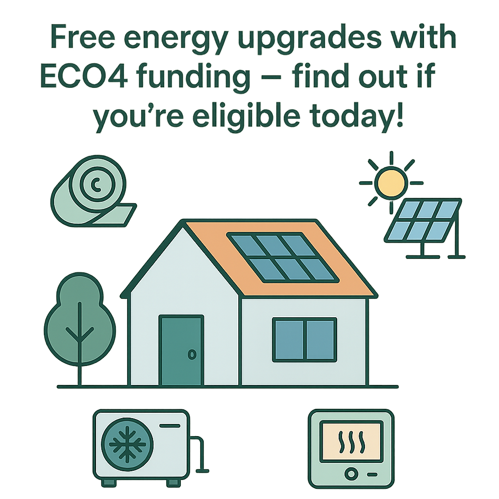 Free energy upgrades with ECO4 funding